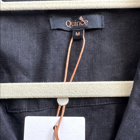 100% European Linen Button Front Dress - Picture 7 of 14